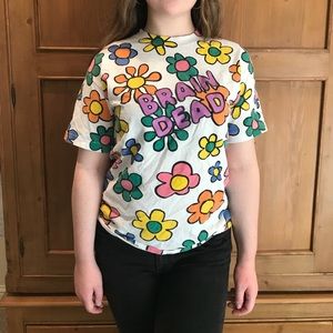Braindead Flower power tee by Teenage
